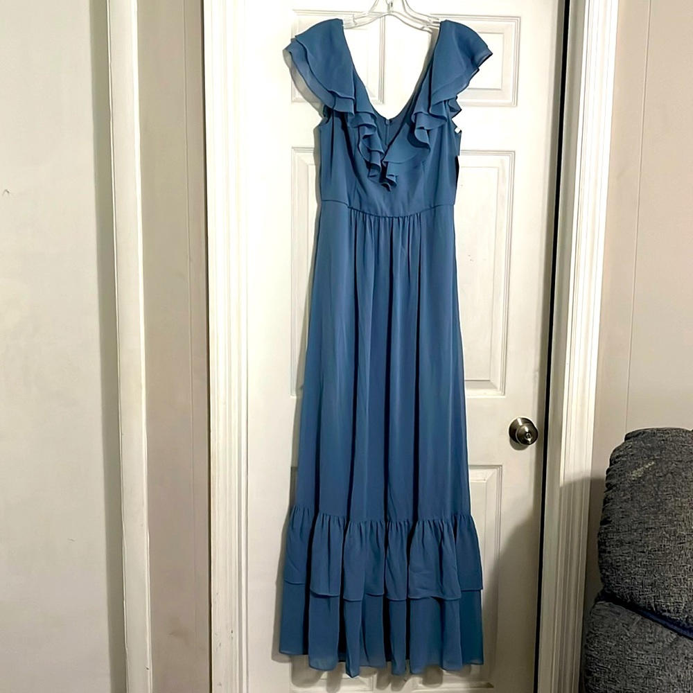 Cornflower Blue Bridesmaid Dress